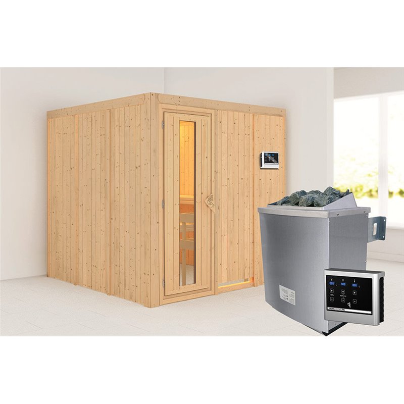 sauna rodin energiesparend kachel 9 kw externe bediening 