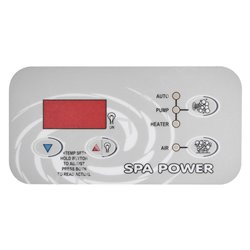 SpaPower Overlay voor SP601 Rechthoekige Touch Panel
