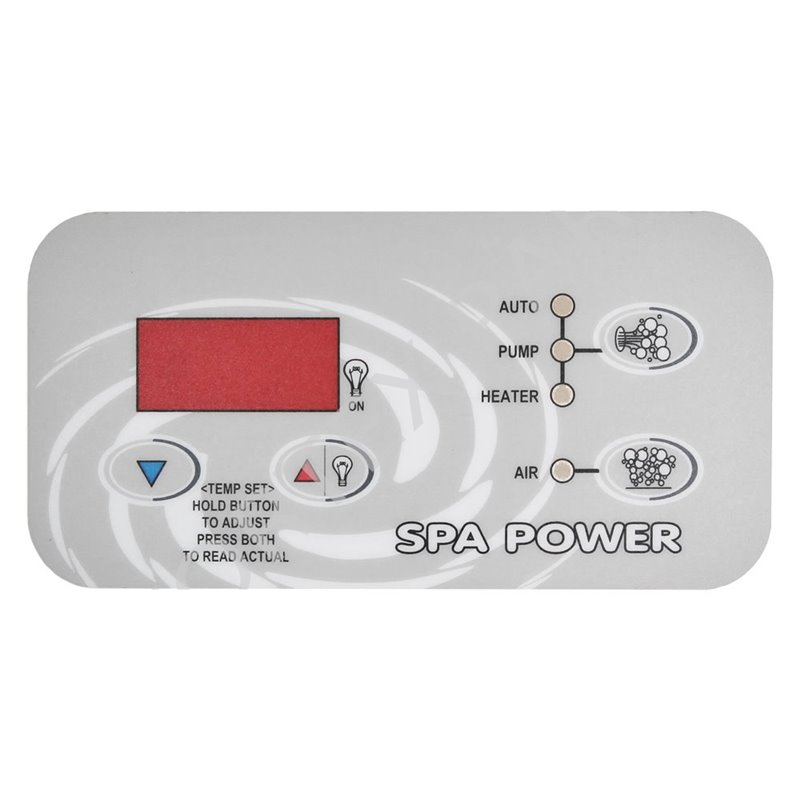 SpaPower Overlay voor SP601 Rechthoekige Touch Panel
