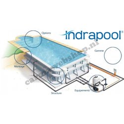 Indrapool zwembad 600 X 300 X 110/150 Zonder trap