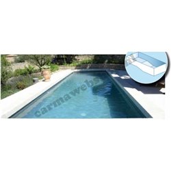 Indrapool zwembad 800 X 400 X 110/150 + Acryl Romaanse Trap