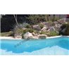 Indrapool zwembad 1000 X 500 X 110/150 + Acryl Romaanse Trap