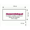 Acrylplaat Verrijdbare Zonnehemel - Beauty Sun Sundream HK10 - 184 X 66,5 X 0,2CM