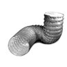 Flexibele luchtbehandeling slang – 315 MM Zilver