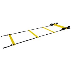 Tunturi Agility Ladder - Speed ladder - Fitness ladder - Loop ladder - 4.5m - incl. gratis fitness app