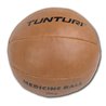 Tunturi Medicijnbal - Medicine Ball - Wall Ball  - 2kg - Kunstleder - Bruin - incl. gratis fitness app