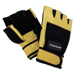 Tunturi High Impact - Fitness Gloves - Fitness handschoenen - Sporthandschoenen - Leder - Maat M