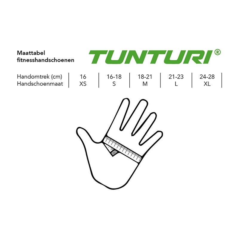 speer Bel terug Dezelfde Tunturi High Impact - Fitness Gloves - Fitness handschoenen -  Sporthandschoenen - Leder - Maat M