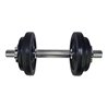 Tunturi Dumbbellset - Halterset - Totaal 10 kg - 1 stang - Zwart - Incl. gratis fitness app