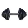 Tunturi Gewichten - Halterset - Dumbbell Set - 1 Halterstang - Totaal 15kg - Zwart - Incl. gratis fitness app