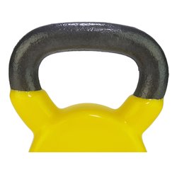 Tunturi Kettlebell - Vinyl - Gewicht - 6kg - Geel - incl. gratis fitness app