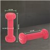 Tunturi Dumbell set - 2 x 0,5 kg - Vinyl - Roze - Incl. gratis fitness app