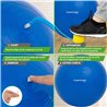 Tunturi  Fitnessbal - Gymball - Swiss ball -  90 cm - Incl. pomp - Blauw - incl. gratis fitness app