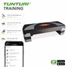 Tunturi Aerobic Step Compact - Fitness step verstelbaar - Aerobics stepper - Zwart - Incl. gratis fitness app