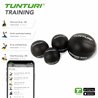 Tunturi Medicine Ball - Functional Training Ball - Medicijnbal - 3 kg - Zwart Leer - incl. gratis fitness app