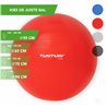 Tunturi Fitnessbal - Gymball - Swiss ball - 55 cm - Incl. pomp - Rood - incl. gratis fitness app