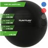 Tunturi Fitnessbal - Gymball - Swiss ball - 90 cm - Incl. pomp - Zwart - Incl. gratis fitness app