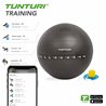 Tunturi Fitnessbal - Gymball - Swiss ball - 90 cm - Anti burst - Incl. pomp - Zwart - incl. gratis fitness app