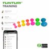 Tunturi Dumbbell set - 2 x 4,0 kg - Neopreen - Fluor Groen - Incl. gratis fitness app