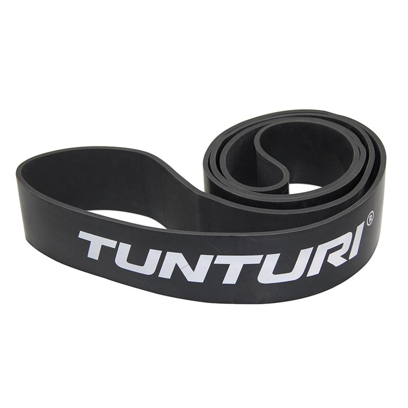 Tunturi Power Band - Weerstandsband - Fitness Elastiek -  Extra Heavy - Zwart