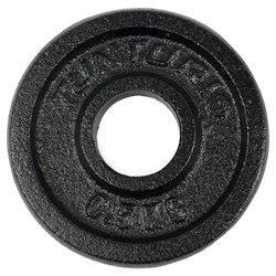 Tunturi Halterschijven - Halter gewichten - 2 x 0,50 kg - Ø 30 mm - Gietijzer - incl. gratis fitness app