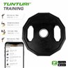 Tunturi Olympische Halterschijf - Halter gewichten - 1x 10 kg - 50mm - Rubber - incl. gratis fitness app