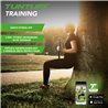 Tunturi Aerobic Halterschijf - Halter gewichten - 1x 10 kg - 30mm - Groen - incl. gratis fitness app