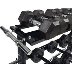 Tunturi Dumbbell rek - Halterrek - Gewichtenrek en Halterschijven standaard - 30mm