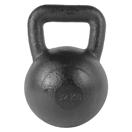 Tunturi Kettlebell - 32 kg - Zwart - incl. gratis fitness app
