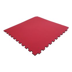 Bruce Lee Karatemat - Puzzelmat - Karate mat - Sportmat - Sportvloer - Zwart / Rood