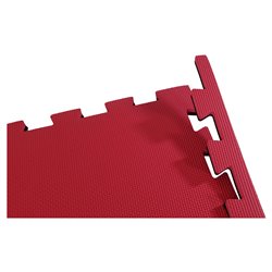 Bruce Lee Karatemat - Puzzelmat - Karate mat - Sportmat - Sportvloer - Zwart / Rood