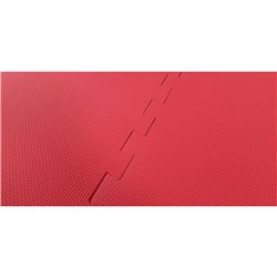 Bruce Lee Karatemat - Puzzelmat - Karate mat - Sportmat - Sportvloer - Zwart / Rood