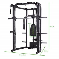 Tunturi SM80 - Home Gym - Krachtstation - Smith Machine - Fitnessapparaat - Full Smith