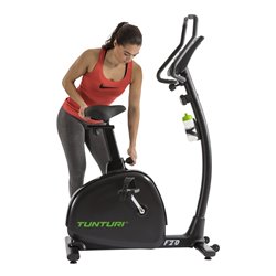 Tunturi Competence F20 Hometrainer met lage instap - Fitness fiets met 8 verschillende weerstandsniveaus - Verschillende trainin