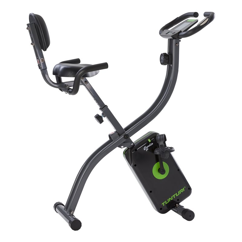 Onverenigbaar Beide Implementeren Tunturi Cardio Fit B25 X-Bike Hometrainer met rugleuning - Fitness fiets  opvouwbaar - 8 weerstandsniveaus - Tablethouder
