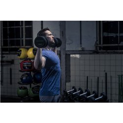 Tunturi Pro PU Dumbbell Set 2 t/m 12 kg - 1 paar - Halterset - incl. gratis fitness app