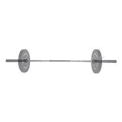 Tunturi Olympische Halterstang 220cm - 20kg - 28mm diameter - incl. gratis fitness app