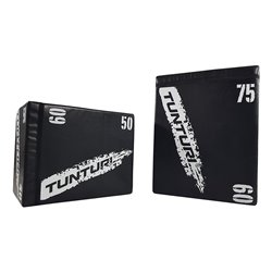Tunturi Plyo Box voor krachttraining - Houten fitness kist met soft cover gemaakt van EVA materiaal - Jump box 40/50/60cm - incl