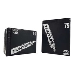 Tunturi Plyo Box voor krachttraining - Houten fitness kist met soft cover gemaakt van EVA materiaal - Jump box 50/60/75cm - incl