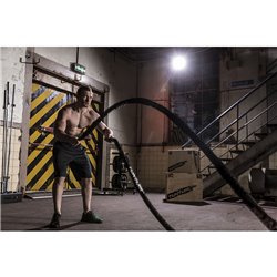 Tunturi Pro Battle Rope met canvas bescherming 10m lengte - incl. gratis fitness app