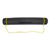 Tunturi TPE Yogamat - Fitnessmat 3mm dik - geel koord - Antraciet - incl. gratis fitness app
