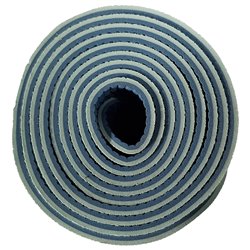 Tunturi TPE Yogamat - Fitnessmat 4mm dik - zwart koord - Blauw - incl. gratis fitness app