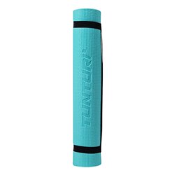 Tunturi PVC Yogamat - Fitnessmat 4mm dik - Turquoise - incl. gratis fitness app