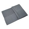 Tunturi Silicone Yoga handdoek - Handdoek - met anti slip - Incl. draagtas - Grijs