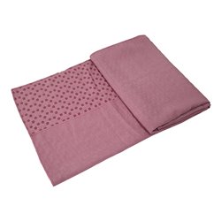 Tunturi Silicone Yoga handdoek met anti slip - met draagtas - Roze