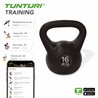 Tunturi PVC Kettle Bell - Kettlebell - 16 kg - Incl. gratis fitness app