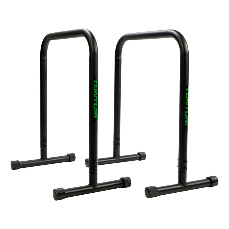 Tunturi Parallettes hoog - Dip Bars set - 2st - incl. gratis fitness app