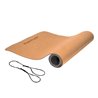 Tunturi Yoga Mat - Yoga Mat Kurk - TPE - 183cm - Anti-Slip - incl. gratis fitness app