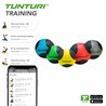 Tunturi  Medicine Ball - Medicijnbal - 2kg - Geel/Zwart - Rubber - incl. gratis fitness app
