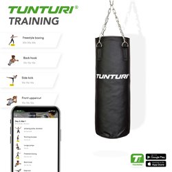 Tunturi Bokszak - Stootzak - Boxzak - 70 cm - Gevuld en inclusief ketting - incl. gratis fitness app